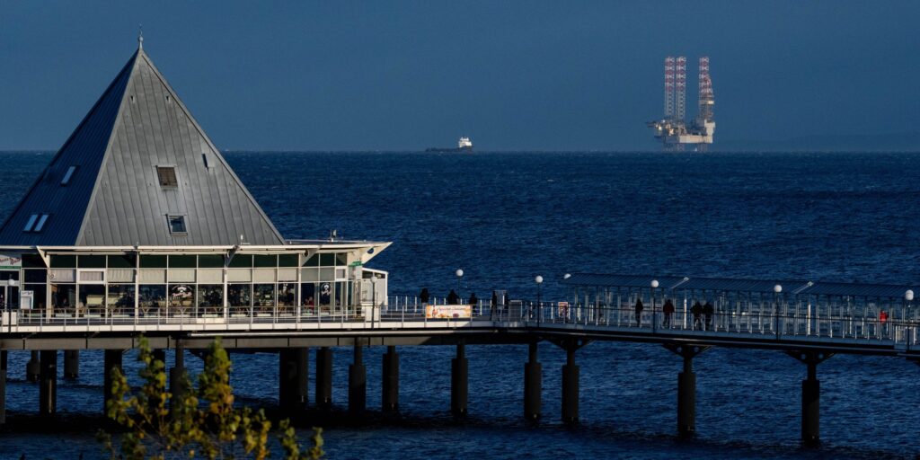 Bohrplattform in der Ostsee
