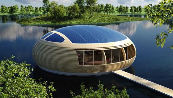 Hausboot aus London ist zu fast 100 Prozent recycelbar