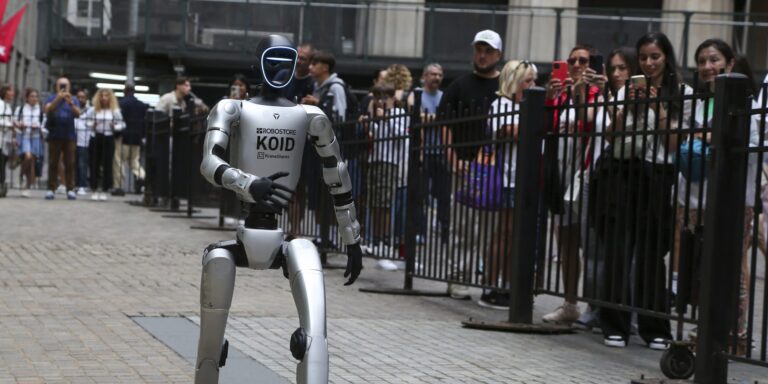 Roboter nach der KI-Blase befragt, seine Antwort überrascht