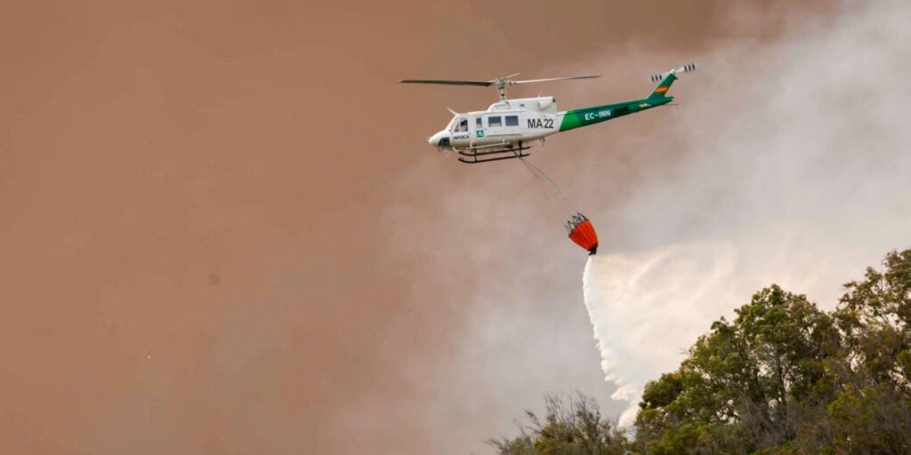 Waldbrand Tarifa
