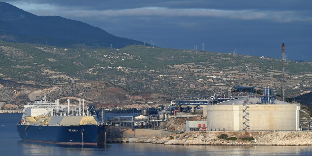 US LNG Unloaded At Revithoussa Terminal Near Athens