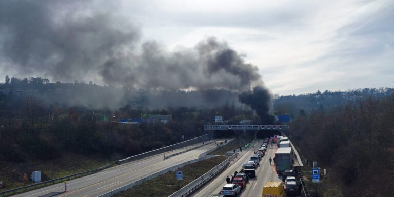Brand im Engelbergtunnel: Reparaturen dauern Wochen