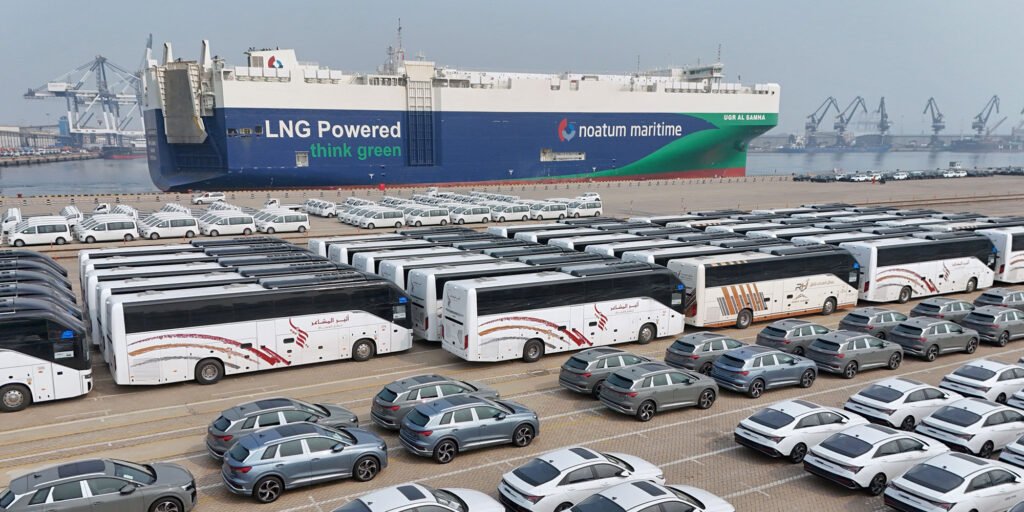 LNG-betriebenes Schiff