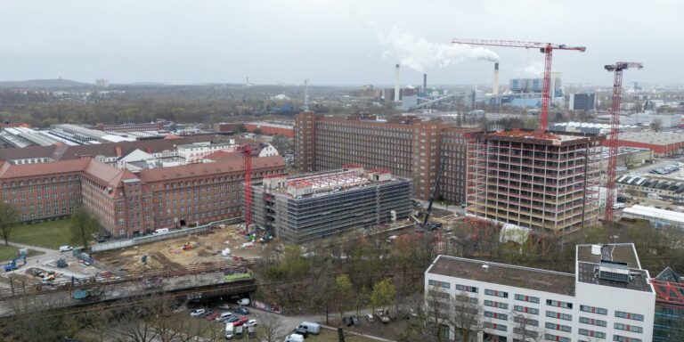 Holzhybrid, Abwasserwärme, Siemensbahn: Warum Siemensstadt Square technisch so spannend ist