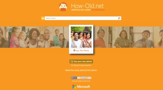 Microsoft: How-Old.net bestimmt Alter einer Person anhand eines Fotos