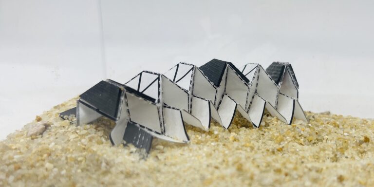 Wie magnetische Muskeln Origami-Roboter in Bewegung bringen