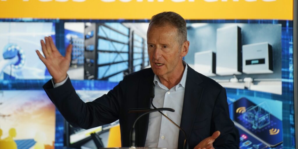 Ex-VW-Chef Diess: „Fossile Energieträger nicht mehr wettbewerbsfähig“