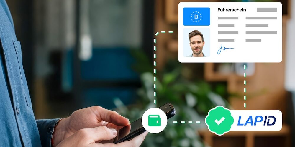 Eine Grafik, die die Optionen von digitalem Führerschein und App darstellt.