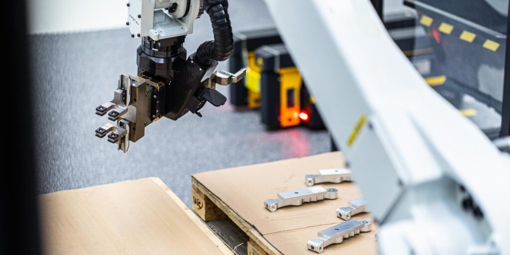 Werkstücke schneller Be- und Entladen