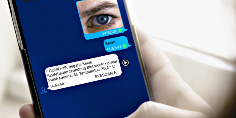 Corona-Schnelltest per Augenscan? „Stellen Sie sich vor, eine Katze kratzt Sie in den Arm“