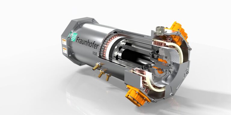 Elektrisches Fliegen: Fraunhofer-Motor liefert 750 kW unter 100 kg