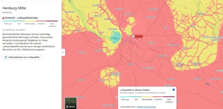 Mit der App Feinstaubbelastung tracken
