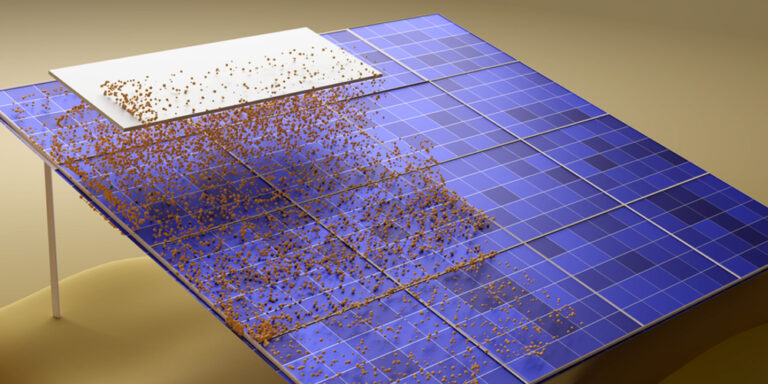 Endlich eine Lösung für die Reinigung von Solarmodulen – ganz ohne Wasser