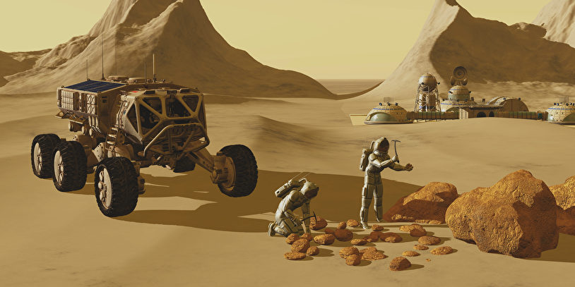 Mars: Forscher entwickeln Häuser aus Blut, Schweiß und Urin