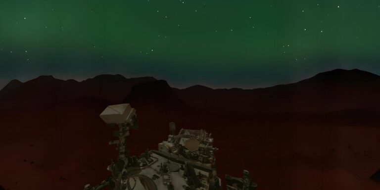Sonnensturm trifft Mars: Wie lässt sich die grüne Aurora vorhersagen?