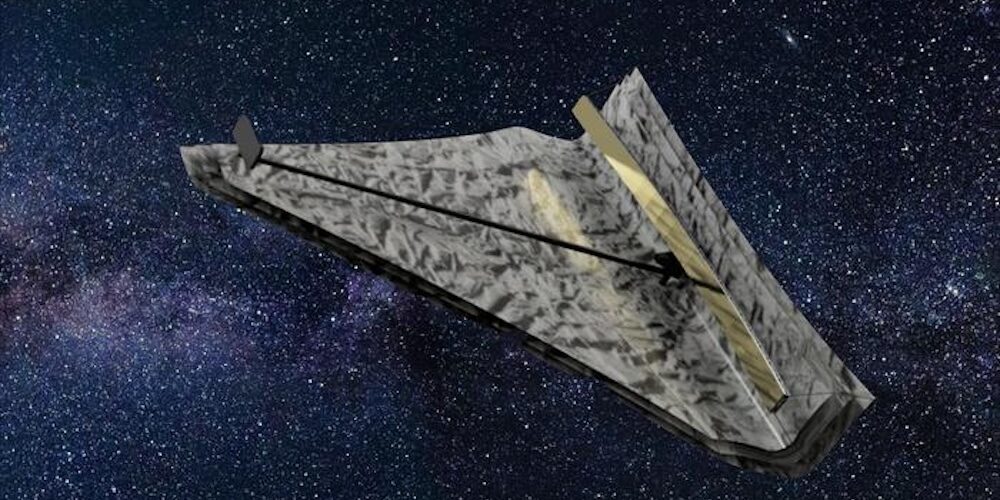 Neue Teleskopform ähnelt einem Drachen.