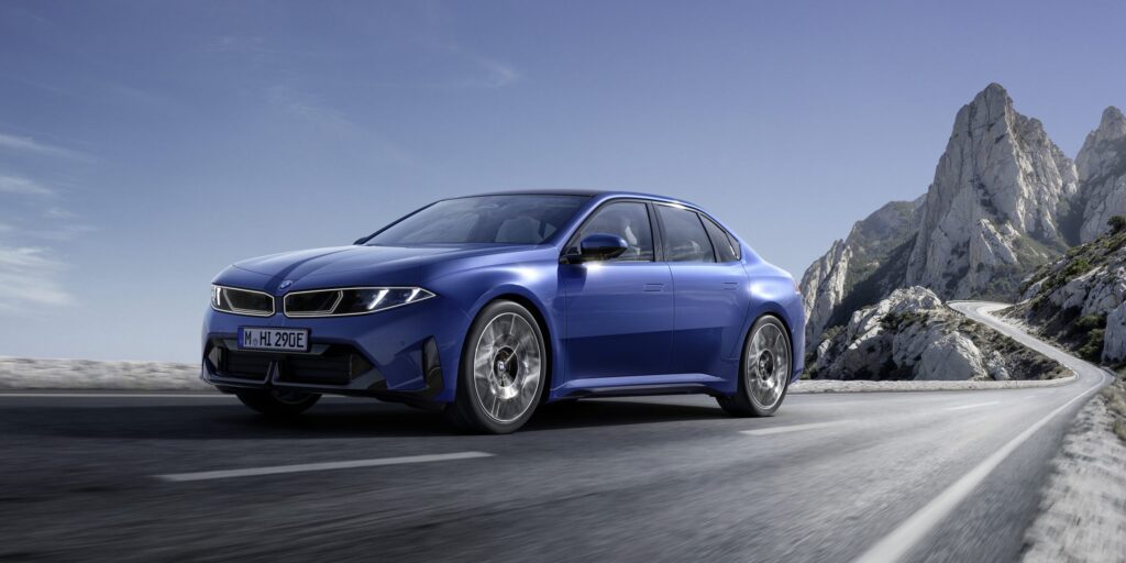 Front- und Seitenansicht des BMW i3 Neue Klasse