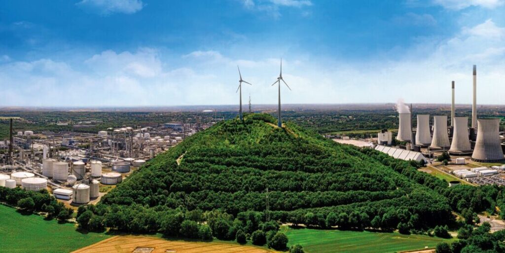 Blick auf den Standort Scholven: Hier speist das Projekt Green Heat industrielle Abwärme ins Fernwärmenetz ein