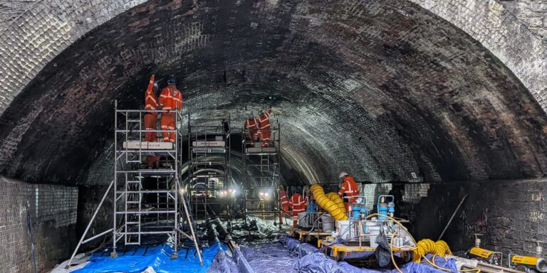 Historische Bahntunnel undicht: 6400 Bohrlöcher sollen helfen