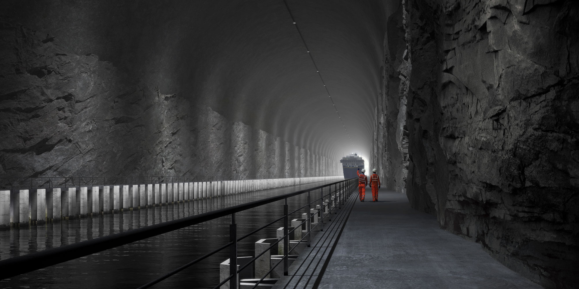 3 Mio. m³ Fels müssen weg: Norwegens gigantischer Schiffstunnel