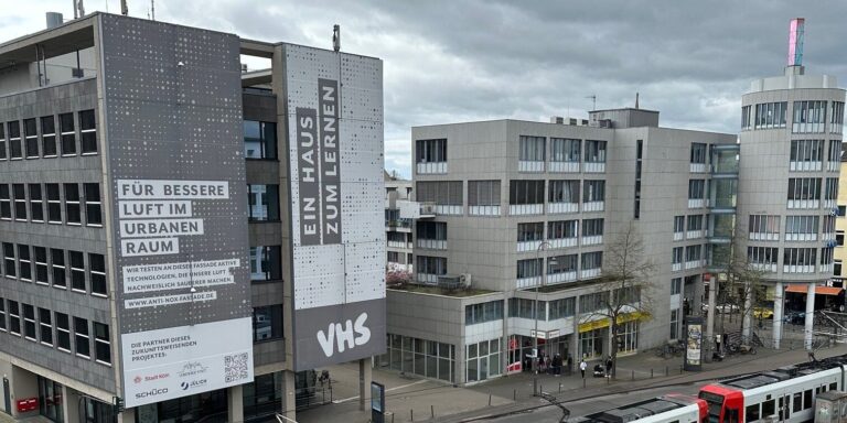 Photokatalyse in der Stadt: Köln testet die filternde Fassade