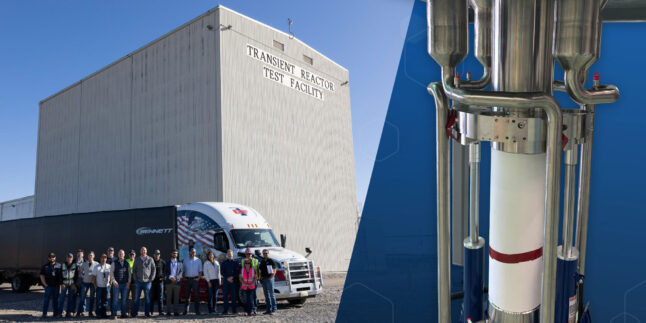 Transient Reactor Test Facility am Idaho National Laboratory mit angeliefertem Primärkühlsystem des Mikroreaktors MARVEL.