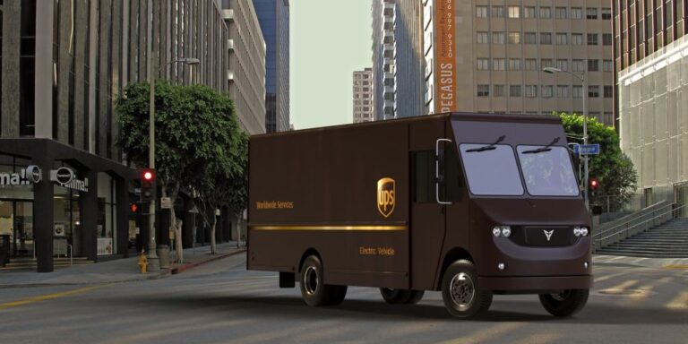 Elektrischer Lastkraftwagen für die regionale Distribution