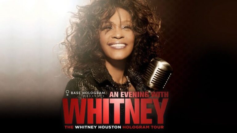 Konzertreihe mit Hologramm von Whitney Houston