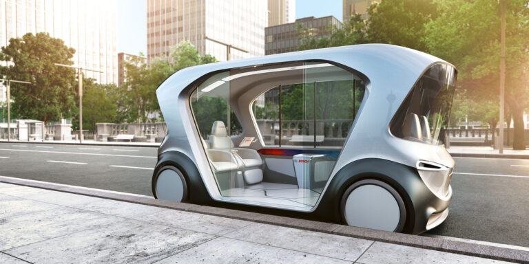 CES 2019: Autonomes Elektro-Shuttle von Bosch