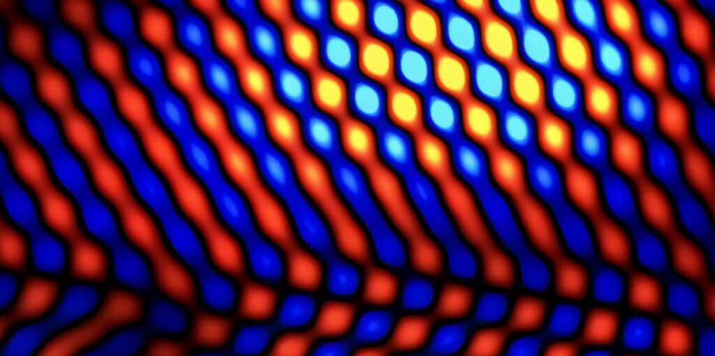 Räumliche Modulation der supraleitenden Lücke