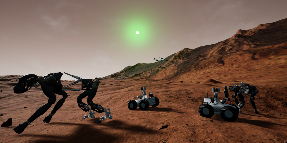 Simulation Mars-Mission