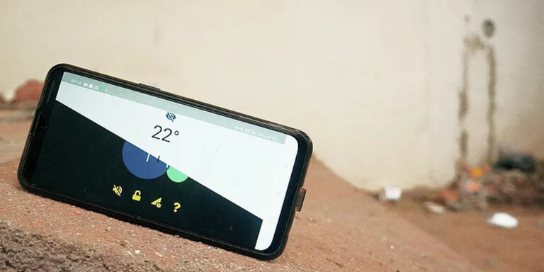 Handy wird mit App zur akustischen Wasserwaage
