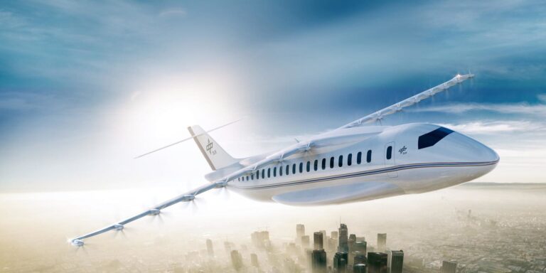 Elektroflugzeuge: 12 Motoren erlauben schlanke Bauweise