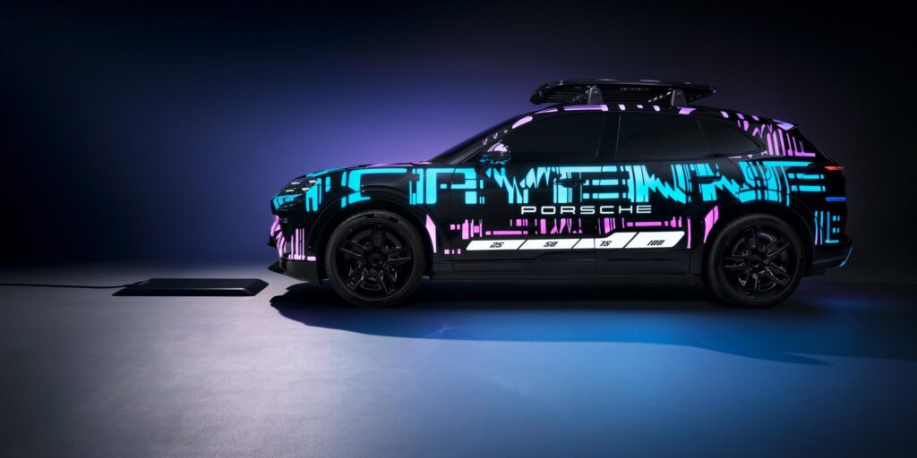 Kabelloses Laden Porsche Cayenne