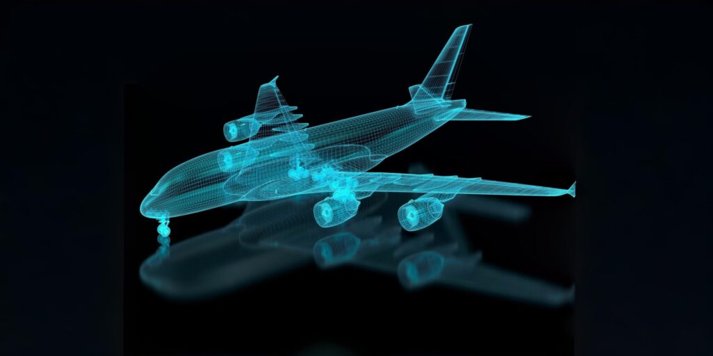 Flugzeug und KI