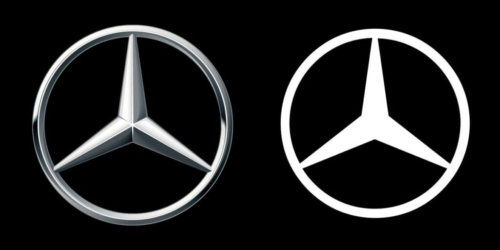 Logos von Mercedes-Benz
