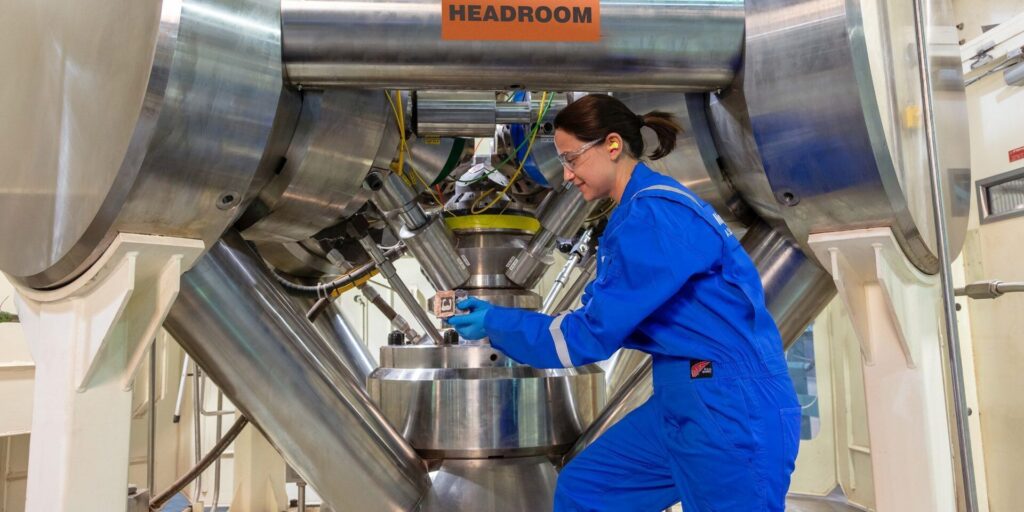 Die Apparatur, in der die lumineszierenden Nanodiamanten hergestellt wurden