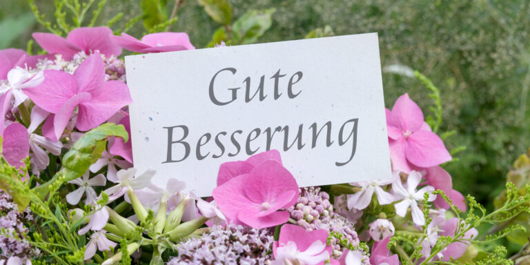 Genesungswünsche für Kollegen: Kurz, lustig oder gefühlvoll