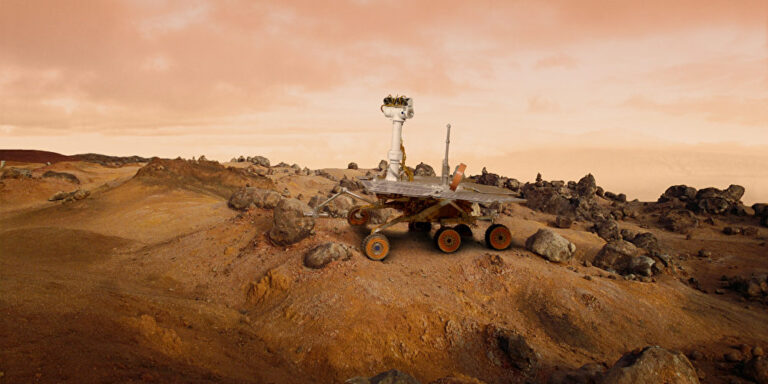 Exaktes 3D-Modell vom Landeplatz auf dem Mars