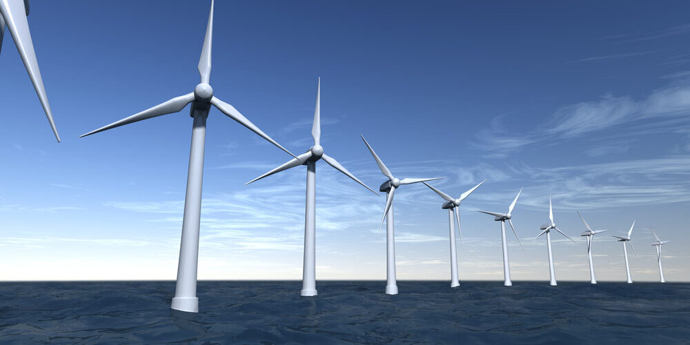 Windkraftanlagen im Meer