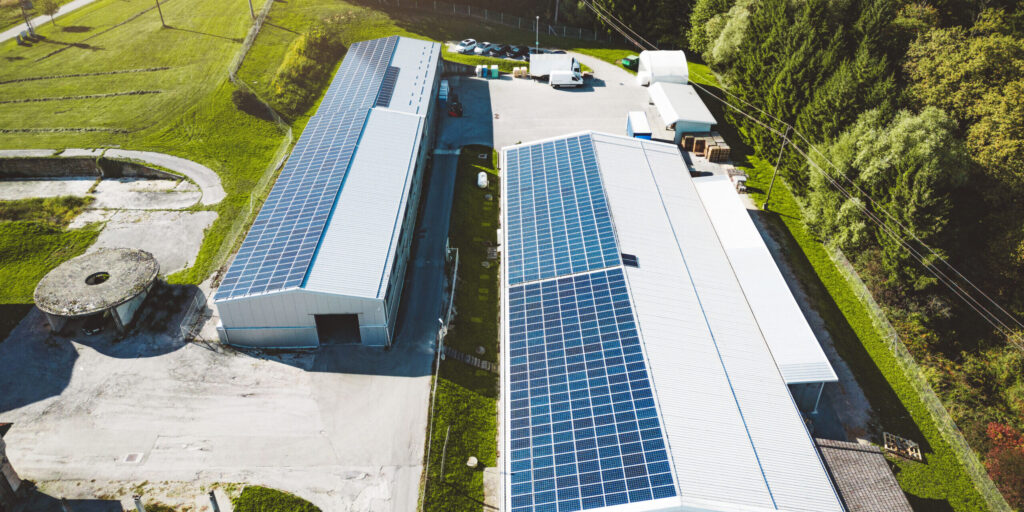 Photovoltaikanlagen auf Gewerbedächern