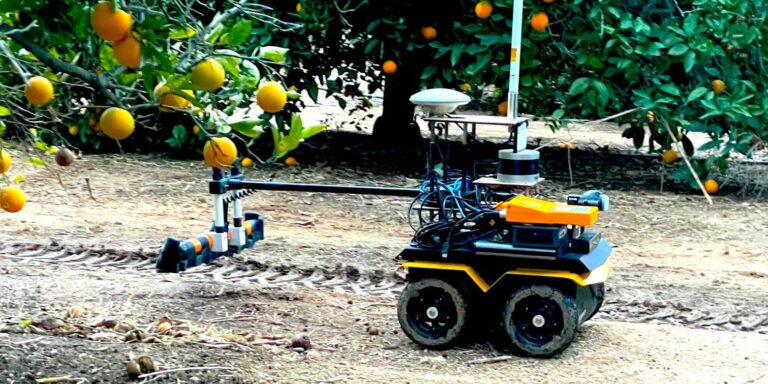 Sensorfusion im Obstbau: Dieser Roboter entscheidet, welcher Baum Wasser bekommt