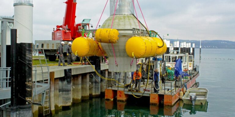 Mit Betonkugeln Energie speichern
