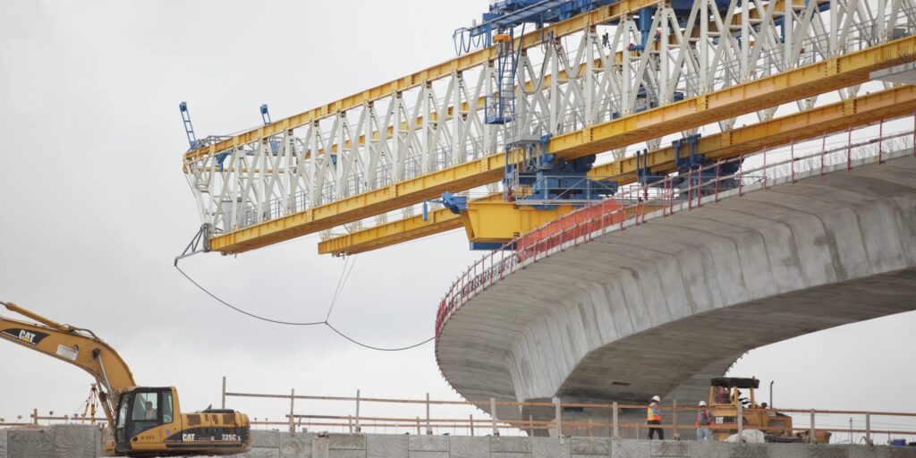 Bau einer Brücke