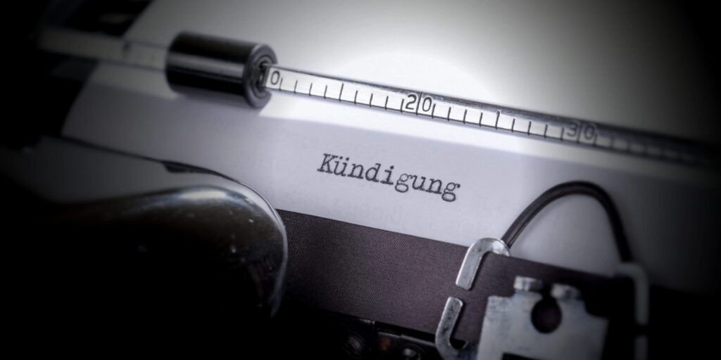 Kündigung schreiben