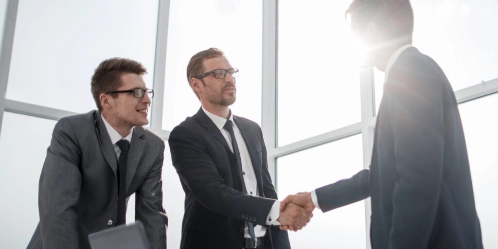 Manager diskutieren