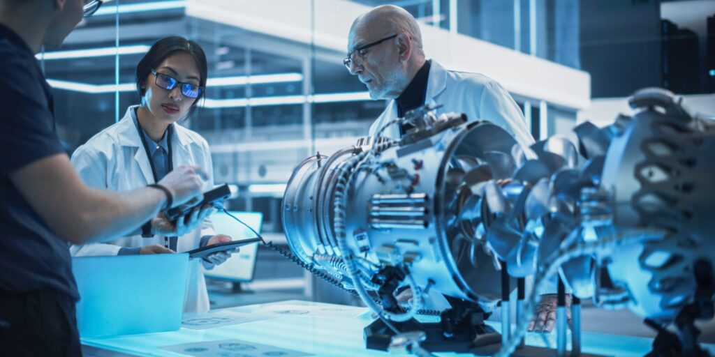 Ingenieure am Arbeiten