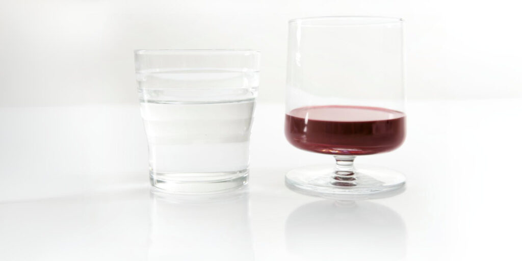 Wasser und Wein