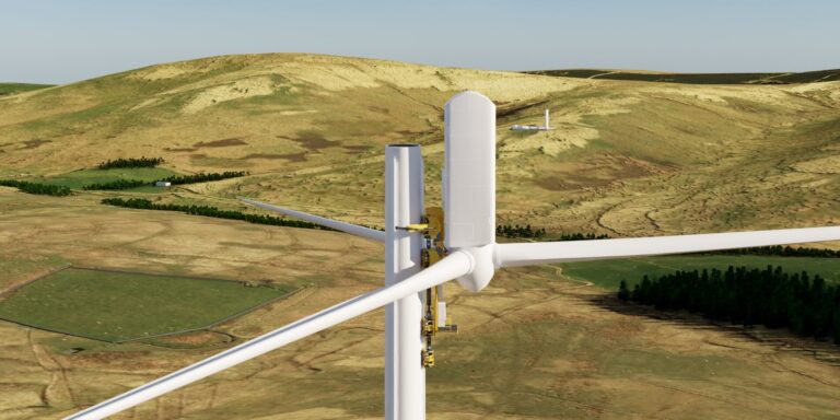 Diese Windturbine montiert sich selbst